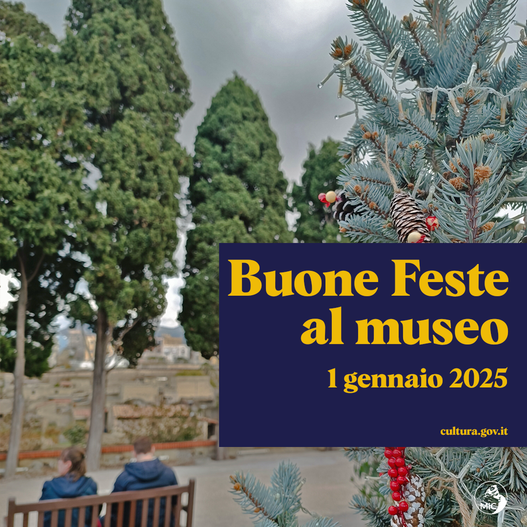 Primo gennaio 2025 al Parco Archeologico di Ercolano